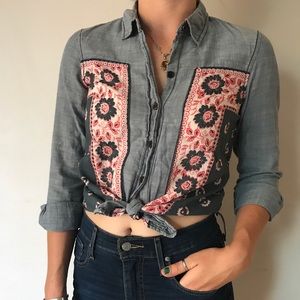 Free People Button-Up